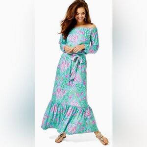 NWT Lilly Pulitzer Odella Maxi Dress Size XL